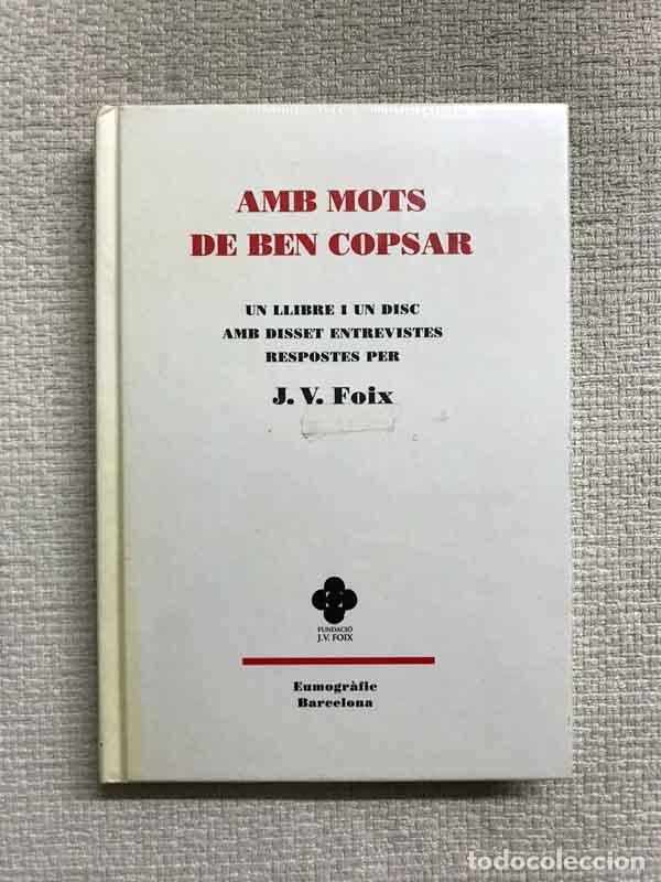 Libros: Amb mots de ben copsar. Inclou CD - J.V. Foix - Foto 1