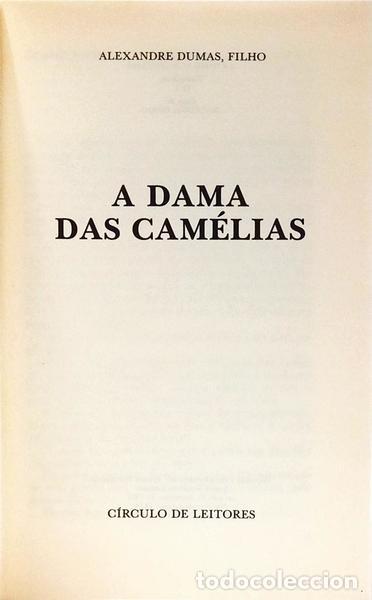 Libros: DUMAS. (Alexandre) - A DAMA DAS CAM&Eacute;LIAS. - Foto 2