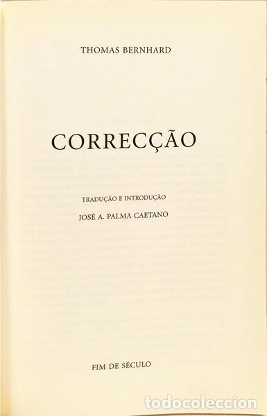 Libros: BERNHARD. (Thomas) - CORREC&Ccedil;&Atilde;O. - Foto 2