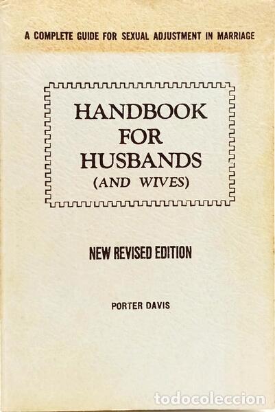 Libros: DAVIS. (Porter) - HANDBOOK FOR HUSBANDS, (AND WIVES). - Foto 1