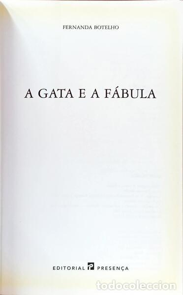 Libros: BOTELHO. (Fernanda) - A GATA E A F&Aacute;BULA. [6.&ordf; EDI&Ccedil;&Atilde;O] - Foto 2