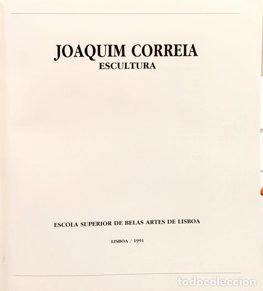 Libros: CORREIA. (Joaquim) - ESCULTURA. - Foto 2