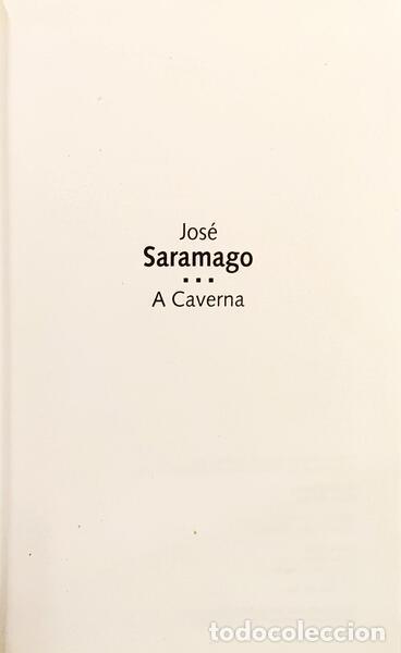 Libros: SARAMAGO. (Jos&eacute;) - A CAVERNA. - Foto 2