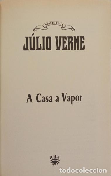 Libros: VERNE. (Jules) - A CASA A VAPOR. - Foto 2