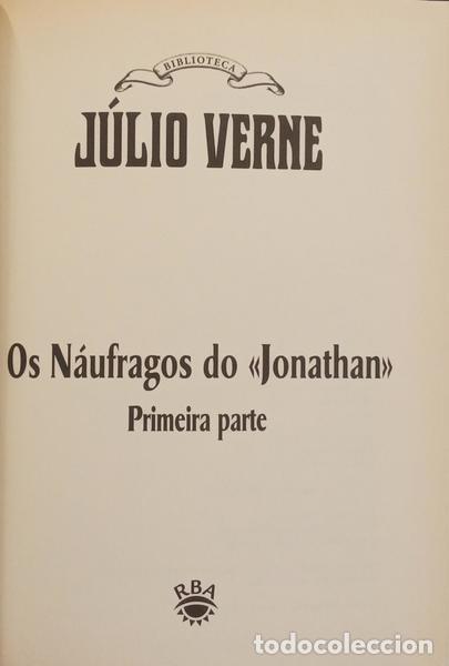 Libros: VERNE. (Jules) - OS N&Aacute;UFRAGOS DO &laquo;JONATHAN&raquo;. [2 VOLS.] - Foto 2