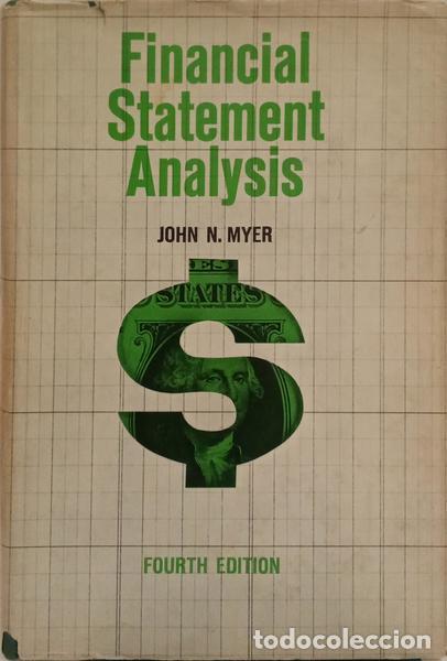 Libros: MYER. (John N.) - FINANCIAL STATEMENT ANALYSIS. - Foto 1