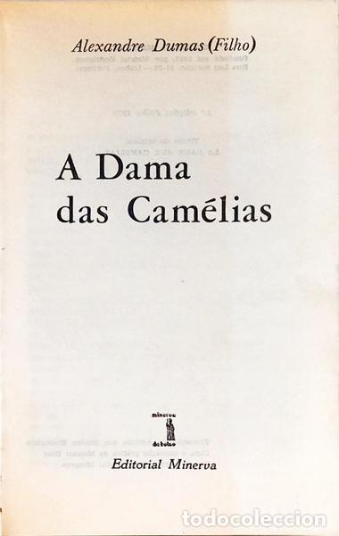 Libros: DUMAS. (Alexandre) - A DAMA DAS CAM&Eacute;LIAS. - Foto 2