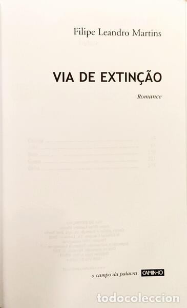 Libros: MARTINS. (Filipe Leandro) - VIA DE EXTIN&Ccedil;&Atilde;O. - Foto 2