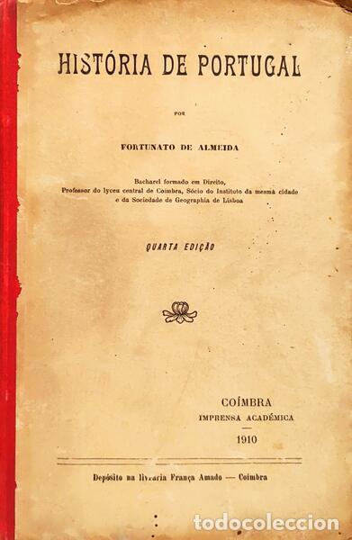 Libri di seconda mano: ALMEIDA. (Fortunato de) - HIST&Oacute;RIA DE PORTUGAL. [4.&ordf; EDI&Ccedil;&Atilde;O]