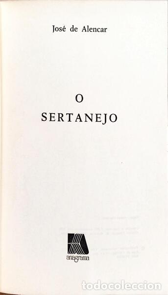 Libros: ALENCAR. (Jos&eacute; de) - O SERTANEJO. - Foto 2