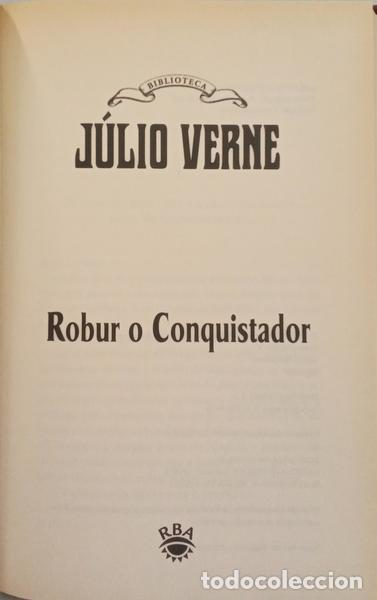 Libros: VERNE. (Jules) - ROBUR O CONQUISTADOR. - Foto 2