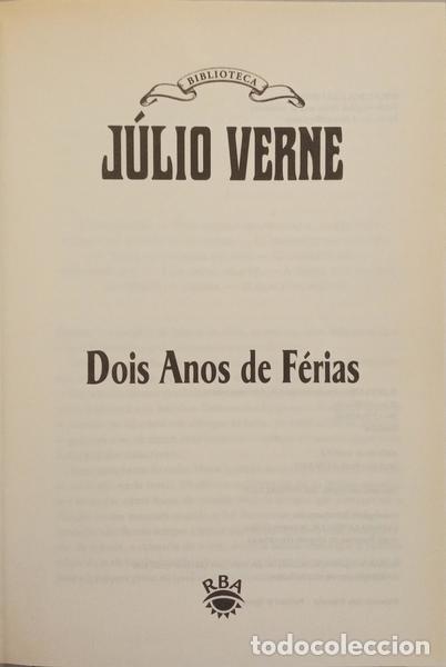Libros: VERNE. (Jules) - DOIS ANOS DE F&Eacute;RIAS. - Foto 2