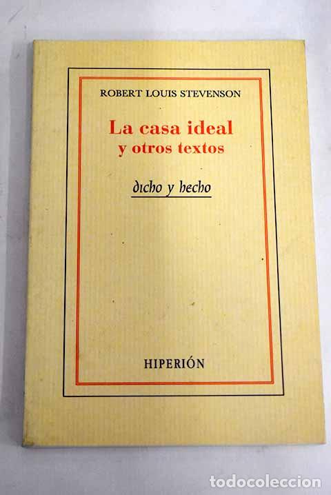 Libros: La casa ideal y otros textos.- Stevenson, Robert Louis - Foto 1