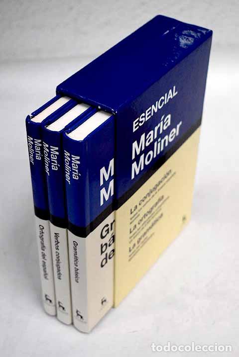Libros: La conjugaci&oacute;n ; La ortograf&iacute;a ; La gram&aacute;tica.- Moliner, Mar&iacute;a - Foto 1