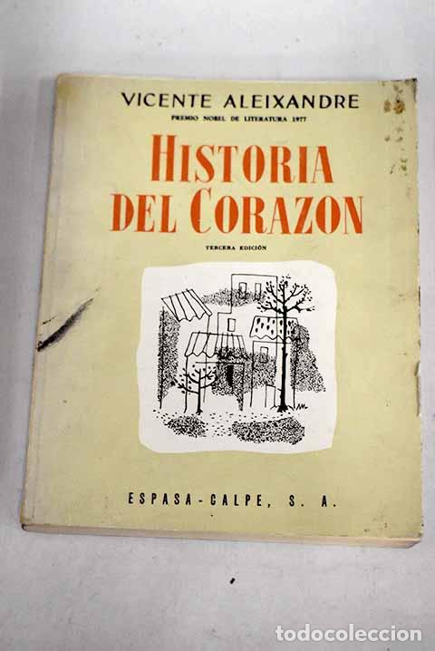 Libros: Historia del coraz&oacute;n.- Aleixandre, Vicente - Foto 1