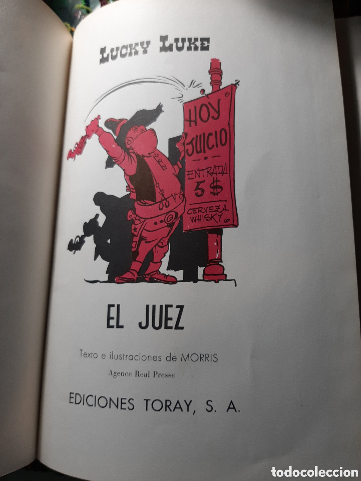 Libros: Lucky Luke El juez Ediciones Toray - Foto 3