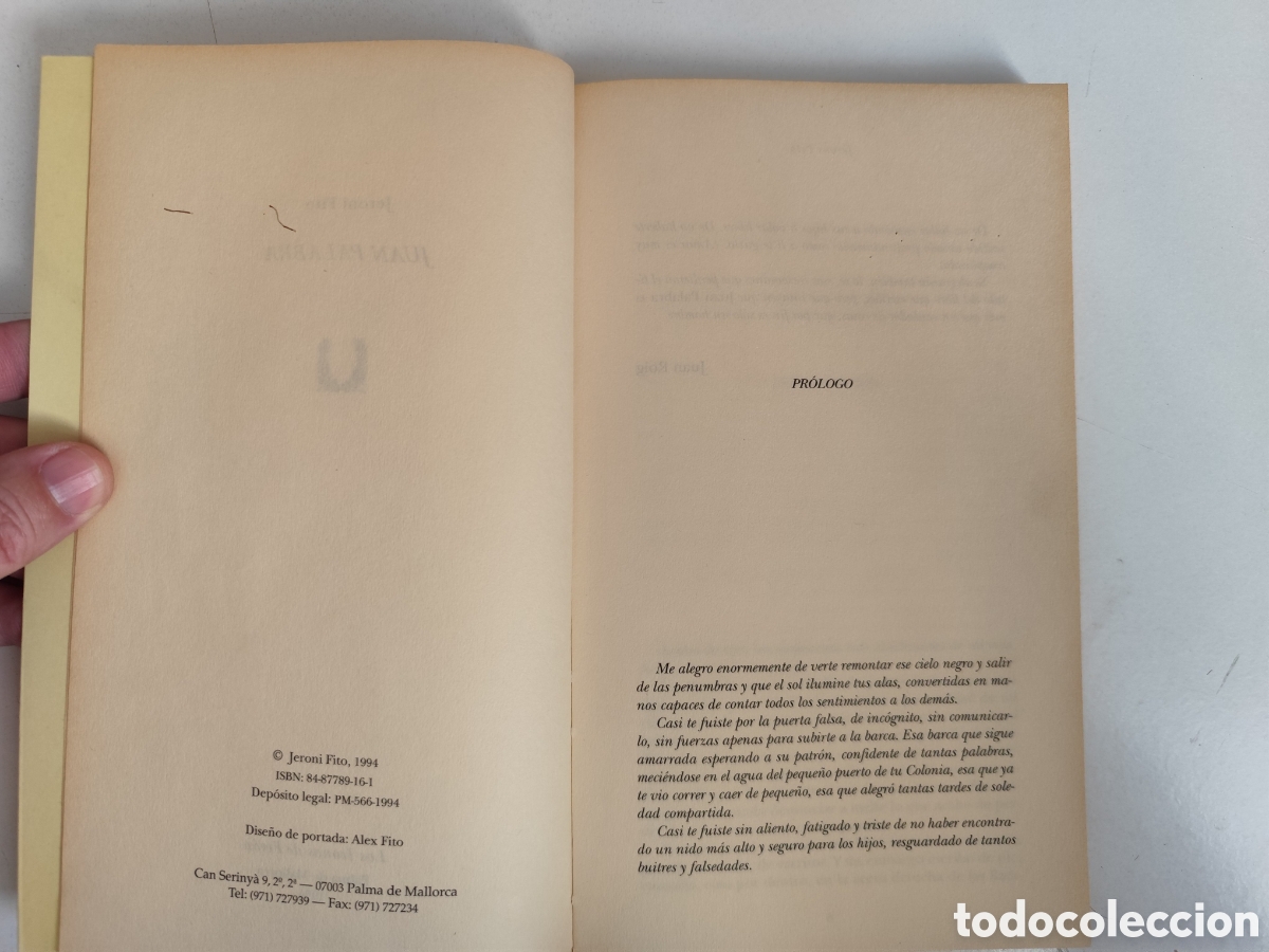 Libros: Libro. Juan Palabra. Jeroni Fito. Edicion Libro + CD - Foto 3