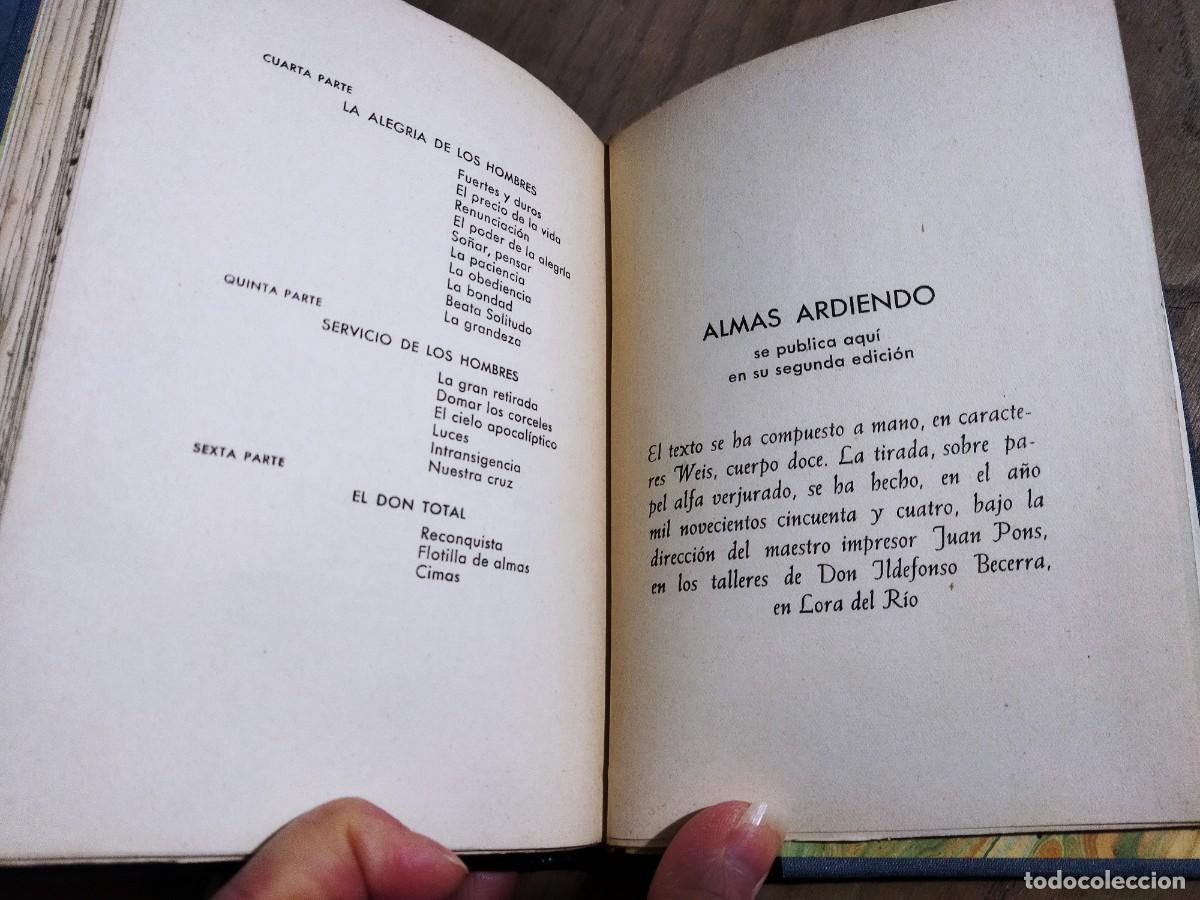 Libros: ALMAS ARDIENDO. - DEGRELLE , LEON - Foto 4