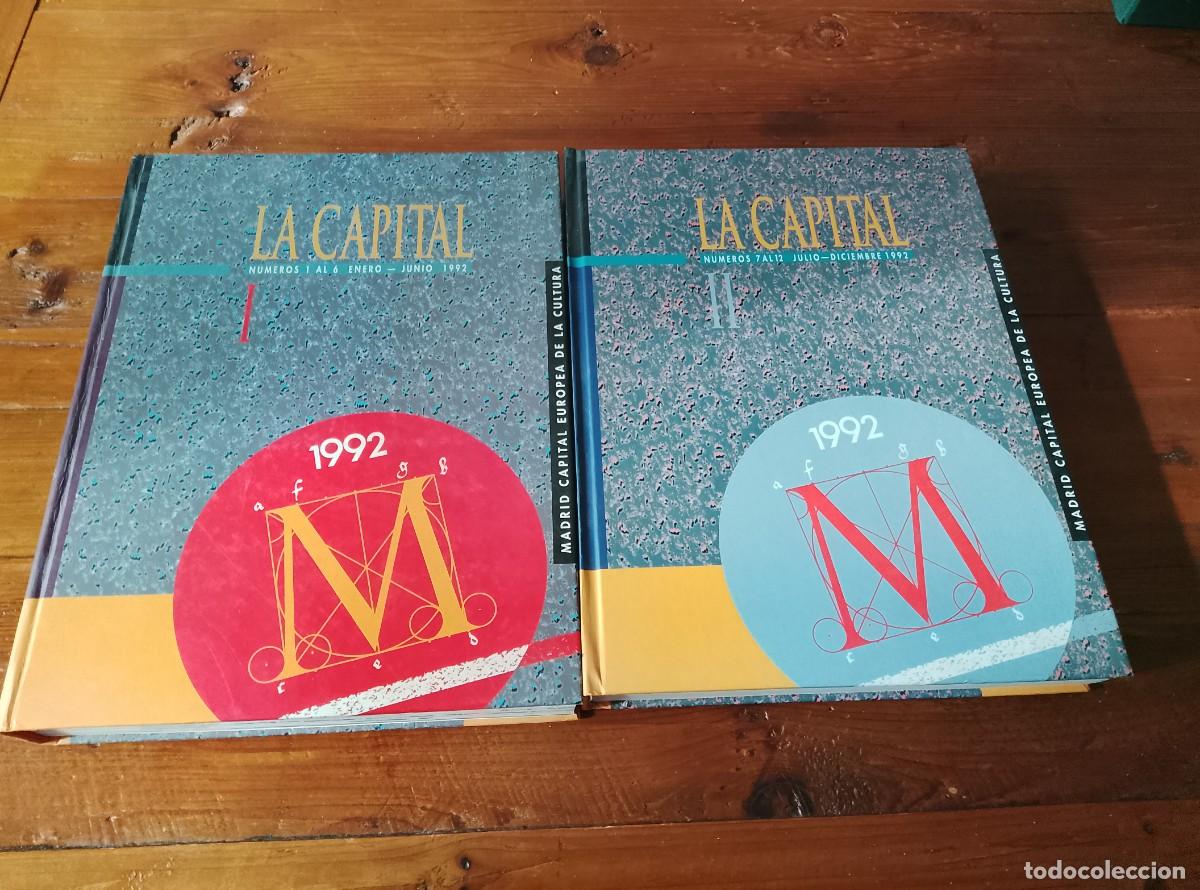 B&uuml;cher: vvaa - LA CAPITAL. Madrid, capital Europea de la Cultura. Revista. 12 n&uacute;meros en dos Tomos.1992. Com
