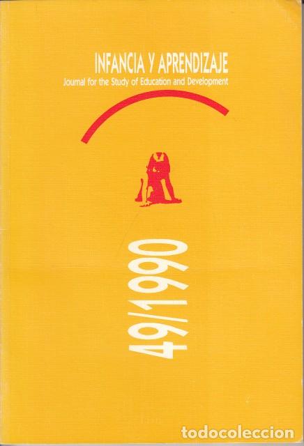 Libri di seconda mano: INFANCIA Y APRENDIZAJE. JOURNAL FOR THE STUDY OF EDUCATION AND DEVELOPMENT. n&ordm;49 - APRENDIZAJE S.A.