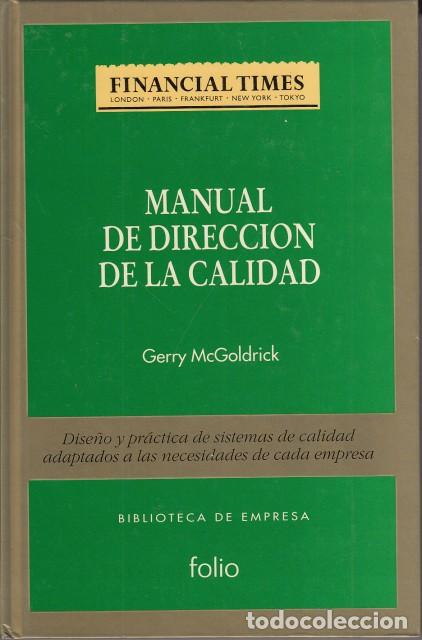 Libros: MANUAL DE DIRECCION DE LA CALIDAD - MCGOLDRICK, GERRY - Foto 1