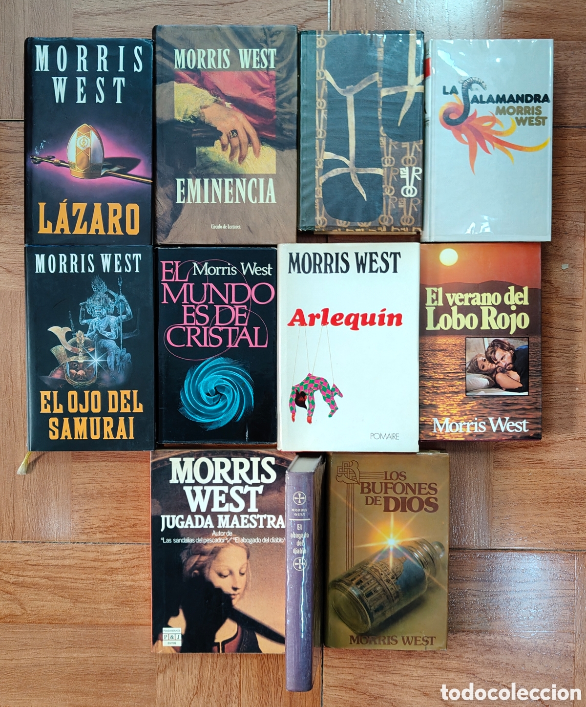 Libros: Lote de 11 Novelas: L&aacute;zaro / El Abogado del Diablo / Las Sandalias del Pescador... - Morris West