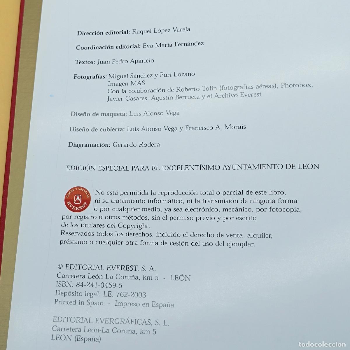Libros: LIBRO LEON MONUMENTAL Y TURISTICA. 2003. EDITORIAL EVEREST. MYJ. - Foto 3