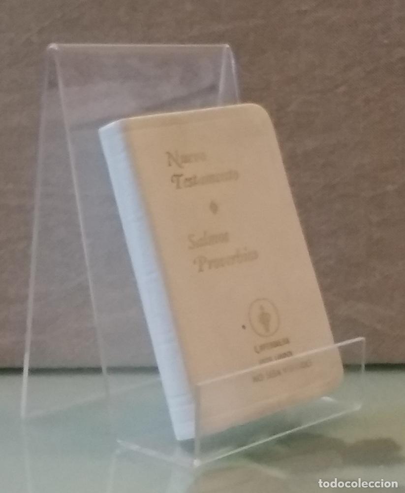 Libros: Nuevo testamento. Salmos y proverbios (como NUEVO, libro miniatura). - Foto 1