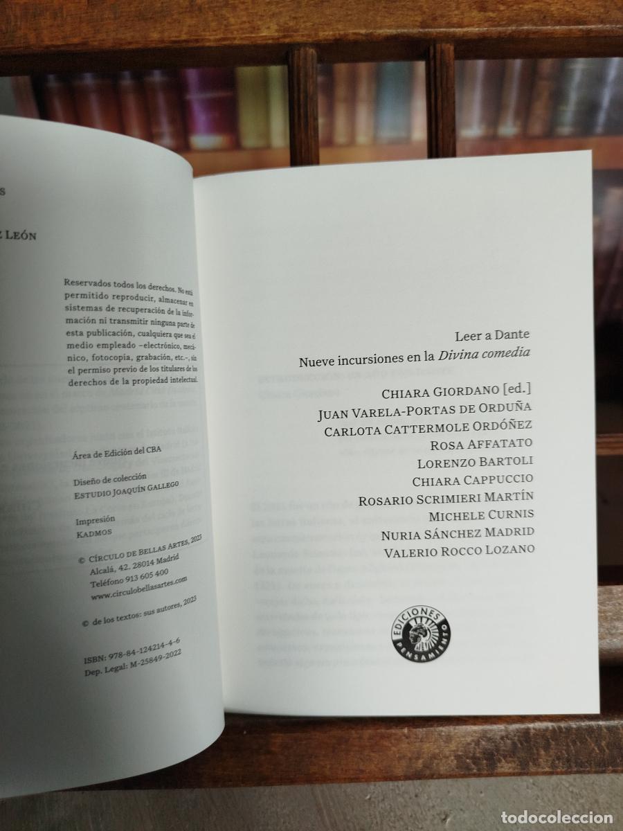 Libros: Leer a Dante: 9 incursiones en la Divina Comedia - VV. AA - Foto 6