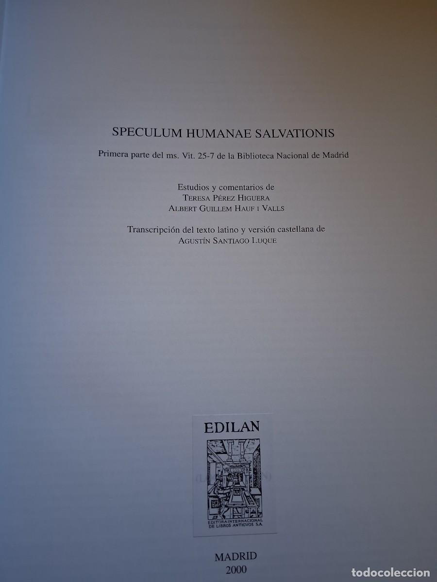 Libros: Speculum Humanae Salvationis - Edilan - Foto 3