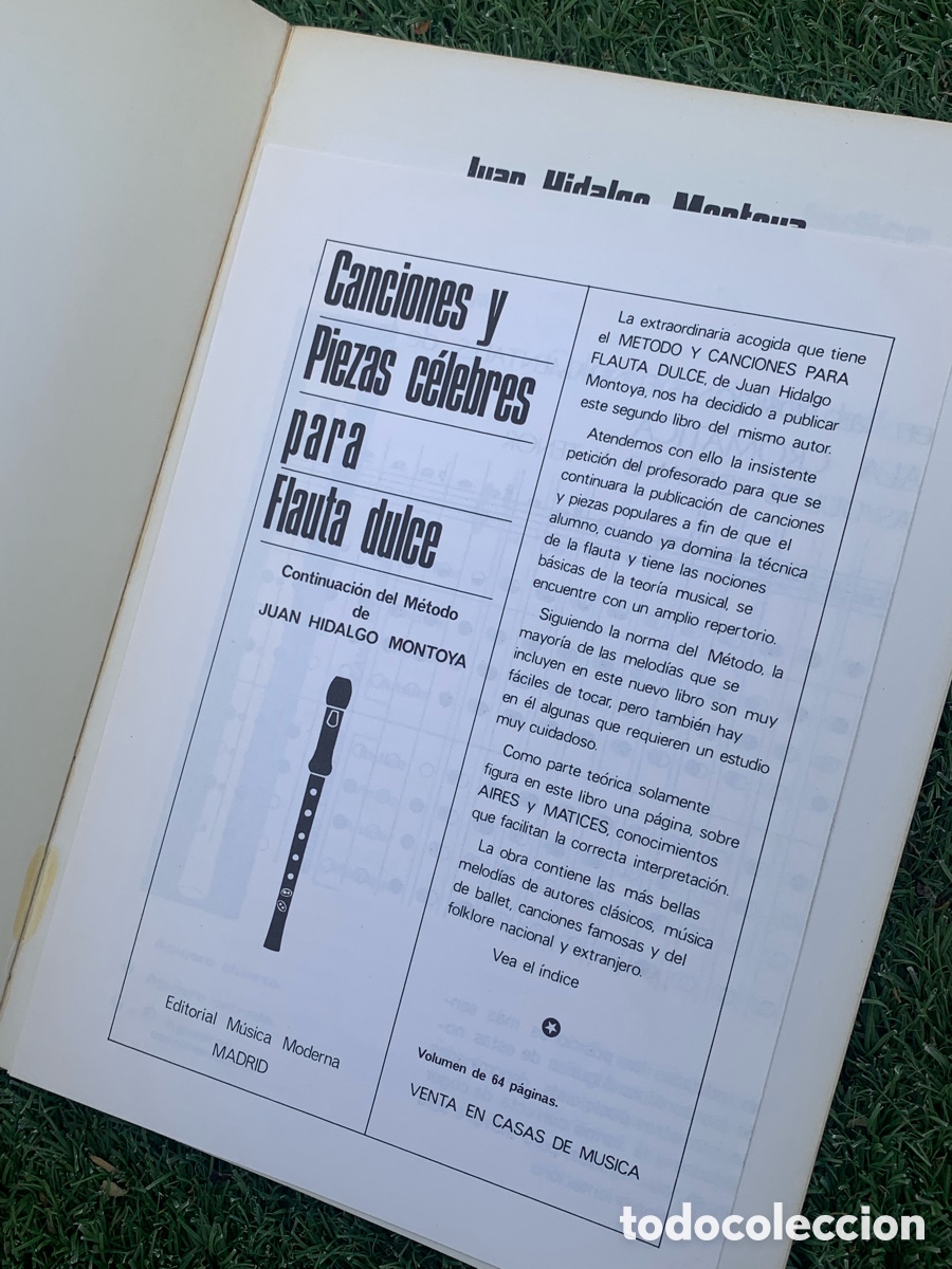 Libros: &bull;Canciones y piezas c&eacute;lebres para flauta dulce - Foto 8