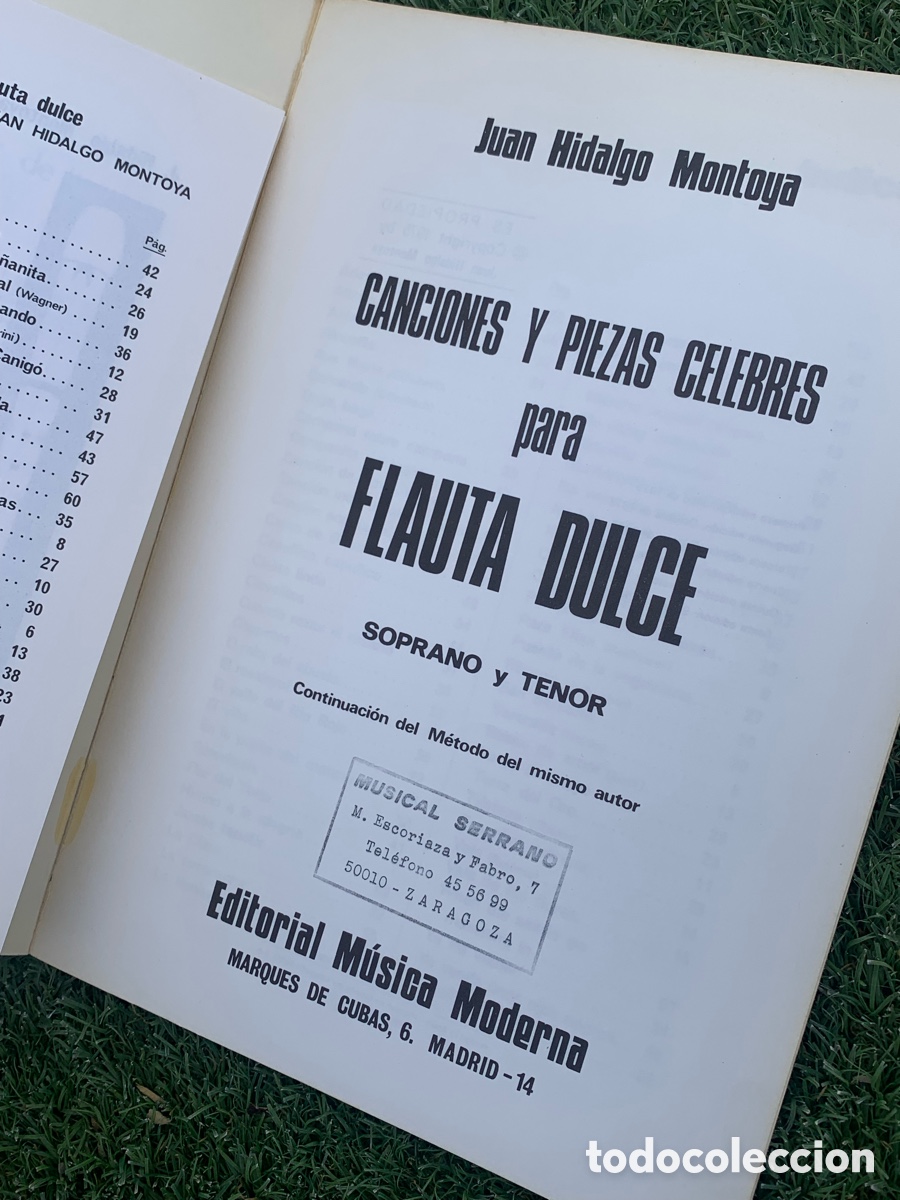 Libros: &bull;Canciones y piezas c&eacute;lebres para flauta dulce - Foto 9
