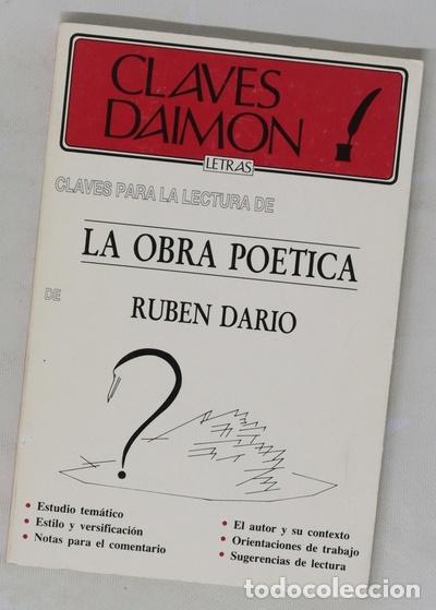 Libros: La obra po&eacute;tica de Rub&eacute;n Dar&iacute;o