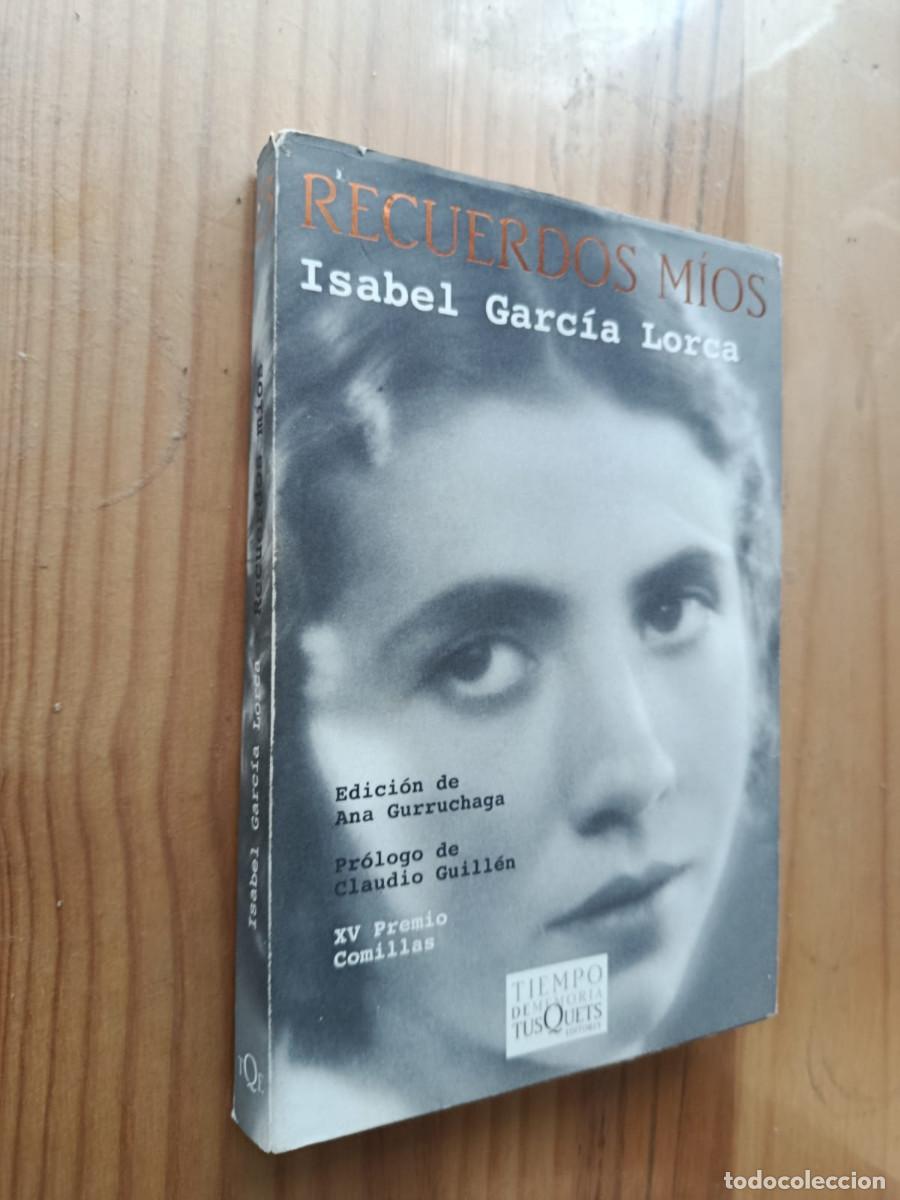 Libros: RECUERDOS MIOS - Isabel Garc&iacute;a Lorca - Foto 1