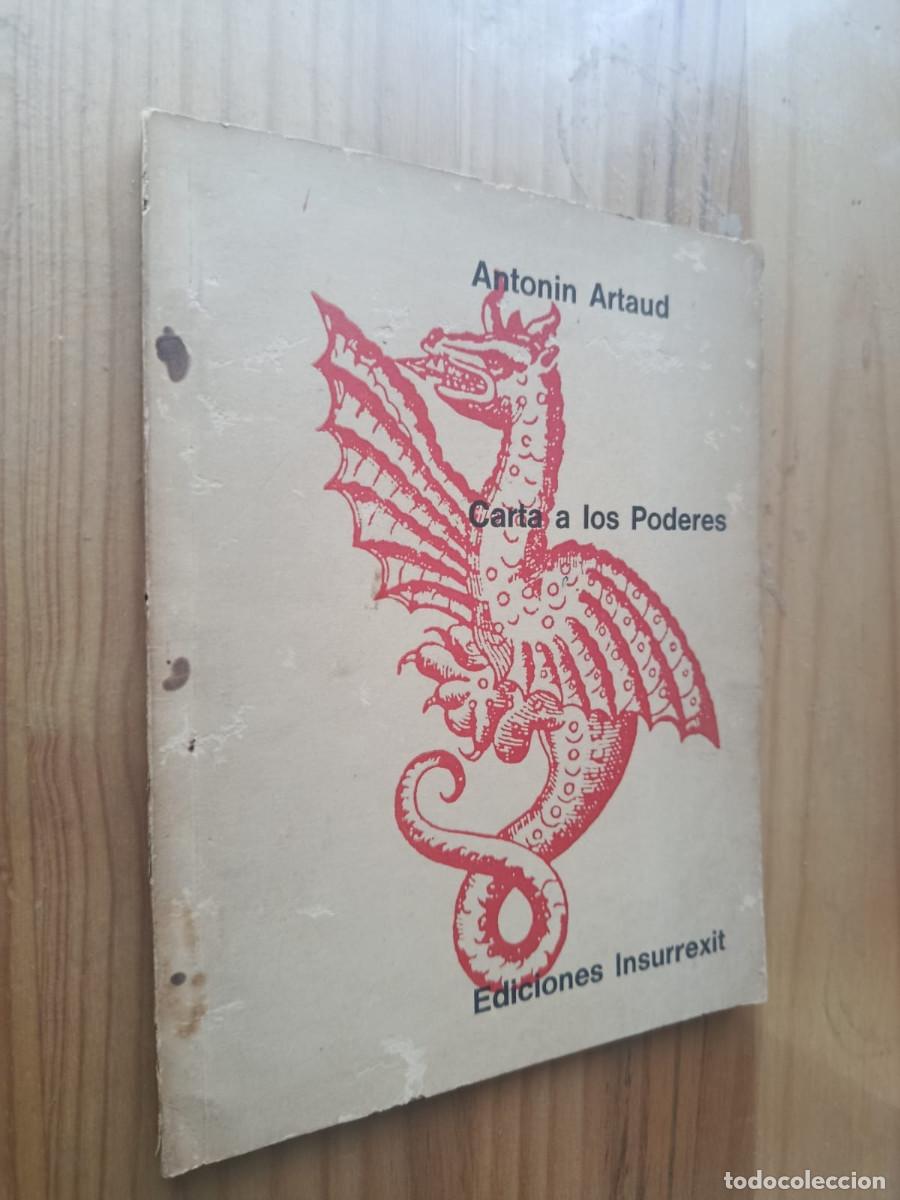 Libros: CARTA A LOS PODERES - ANTONIN ARTAUD - Foto 1
