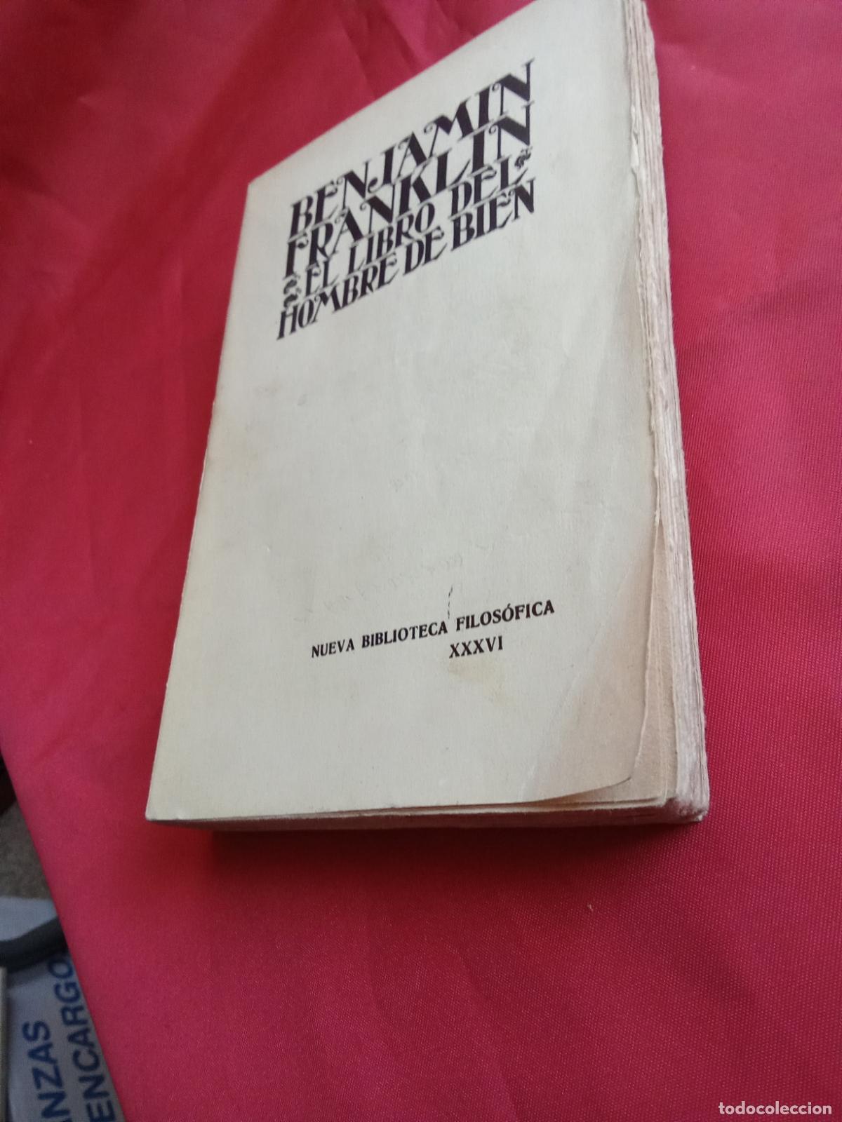 Libros: El libro del hombre de bien. Benjamin Franklin 1929 L.9309-735 - Foto 2