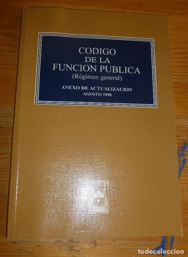 Libros: CODIGO DE LAS LEYES ADMINISTRATIVAS. ANEXO ACTUALIZACION A&Ntilde;O 1998. CIVITAS 515 pp -