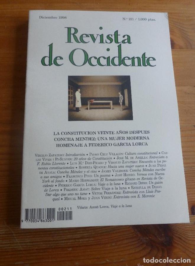 Libros: REVISTA DE OCCIDENTE. DICIEMBRE 1888. N&ordm; 211. LA CONSTITUCION VEINTE A&Ntilde;OS DESPUES. 234 pp -