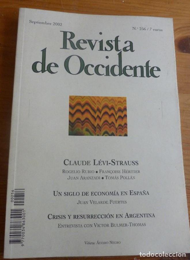 Libros: REVISTA DE OCCIDENTE. SEPTIEMBRE 2002. N&ordm; 256. CLAUDE LEVI-STRAUSS. 152 pp. -