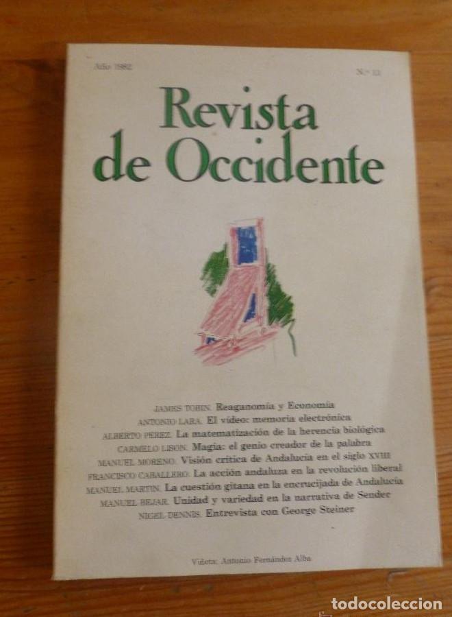 Libros: REVISTA DE OCCIDENTE.A&Ntilde;O 1982. N&ordm; 13. TOBIN. LARA. ALBERTO PEREZ. 152 PAG -