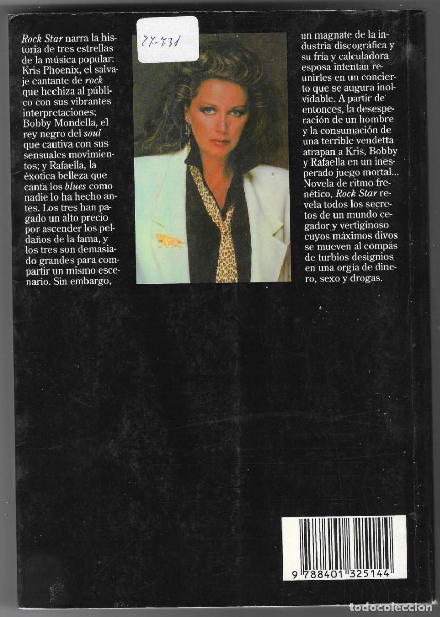 Libros: Novela. RockStar. Jackie Collins. ref. 27-731 - Foto 2