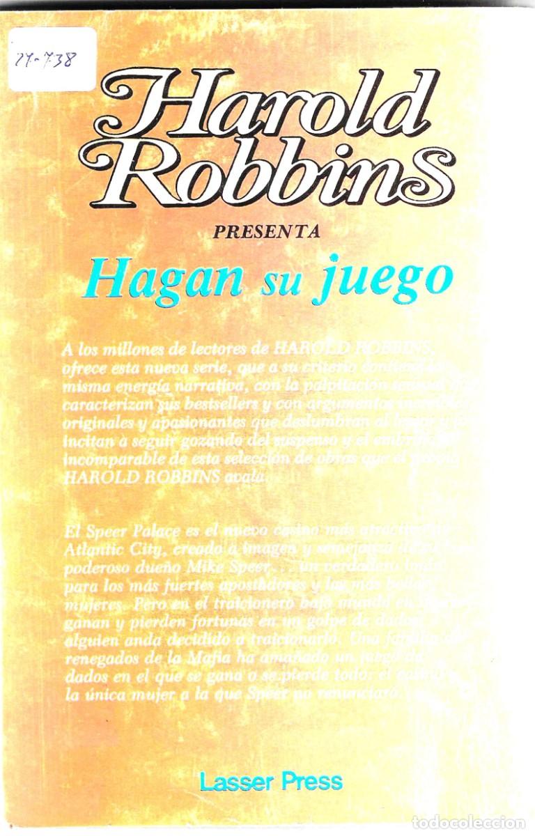 Libros: Novela. Hagan su juego. Harold Robbins. ref. 27-738 - Foto 2