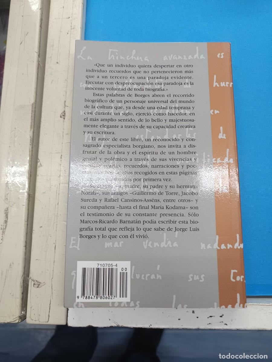 Libros: BORGES BIOGRAFIA TOTAL TEMAS DE HOY BIOGRAFIAS - Foto 2