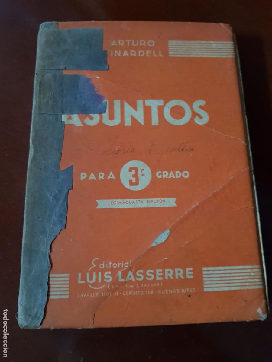 books: ASUNTOS PARA TERCER GRADO-ARTURO VINARDELL
