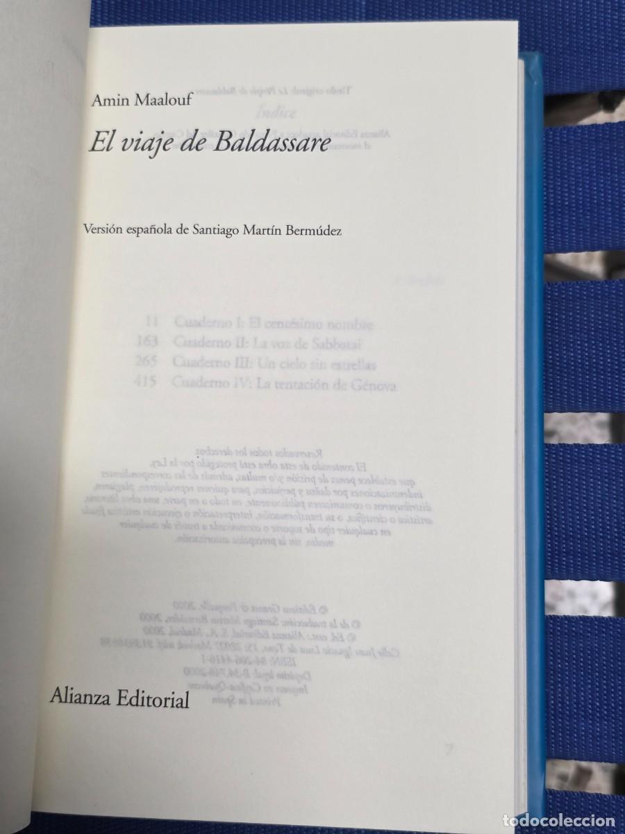 Libros: SUBASTA DE LIBROS SALIDA 1&euro; - El Viaje de Baldassare - Foto 2