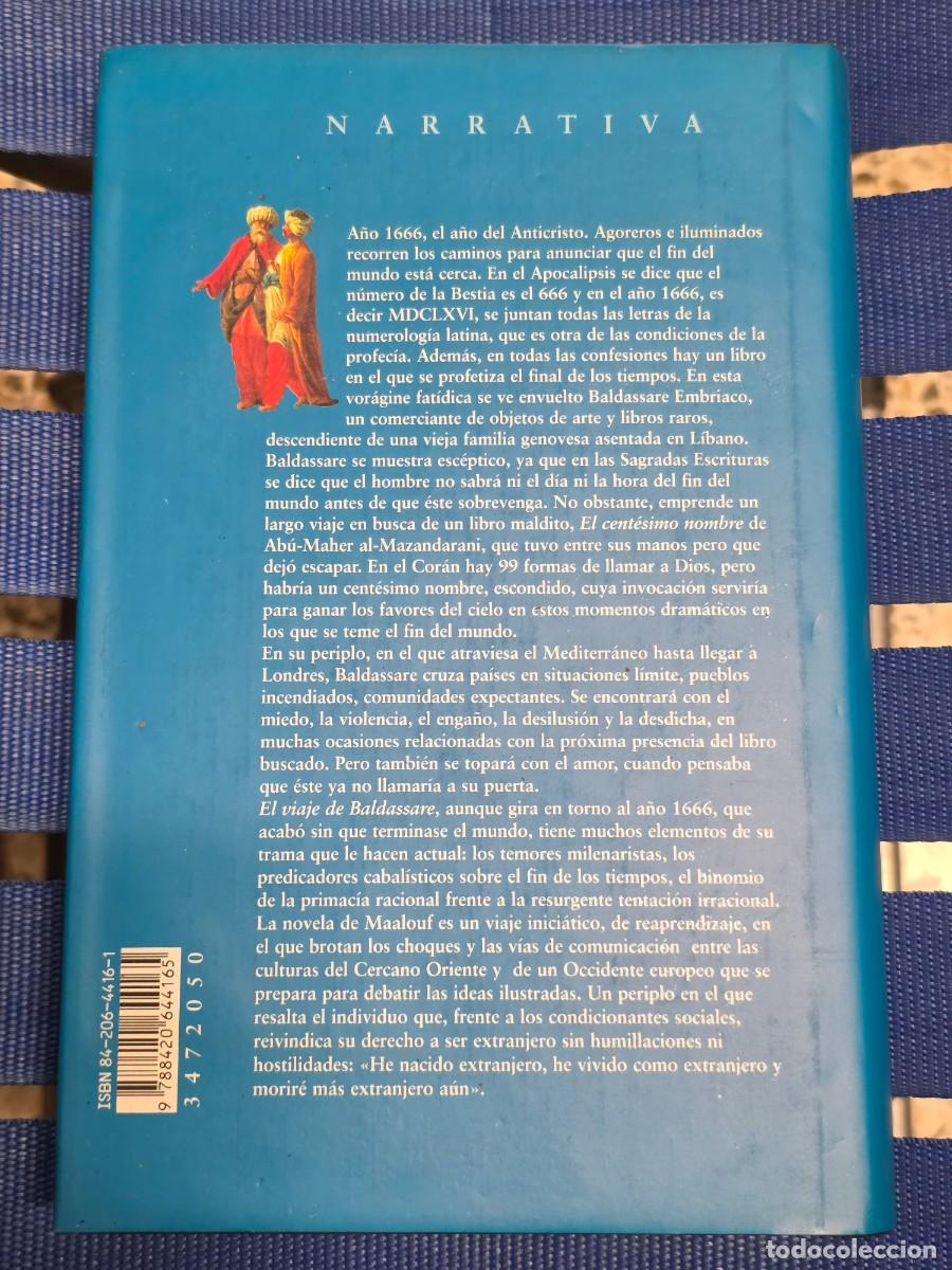 Libros: SUBASTA DE LIBROS SALIDA 1&euro; - El Viaje de Baldassare - Foto 3