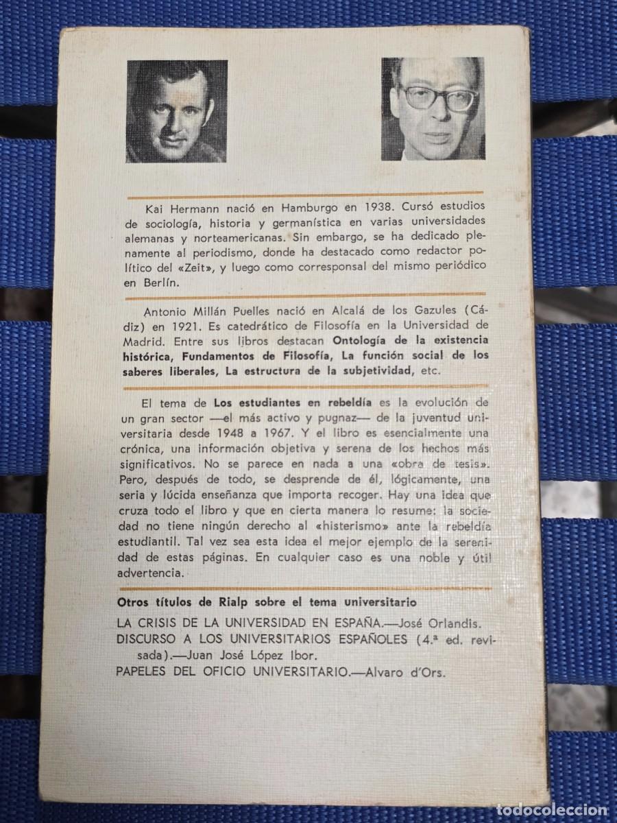 Libros: Los Estudiantes En Rebeld&iacute;a - Foto 3