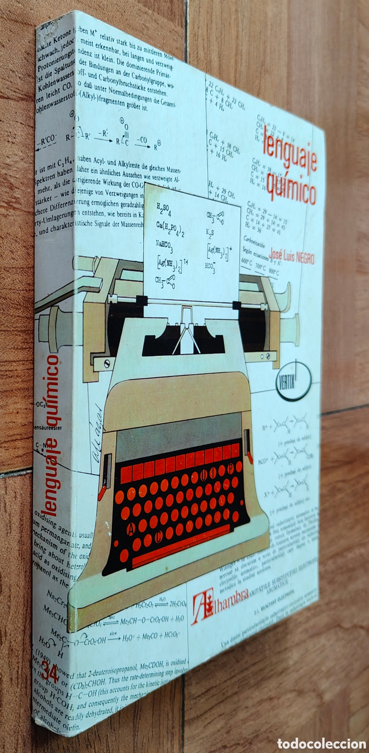 Libros: Lenguaje Qu&iacute;mico � Alhambra - Jos&eacute; Luis Negro