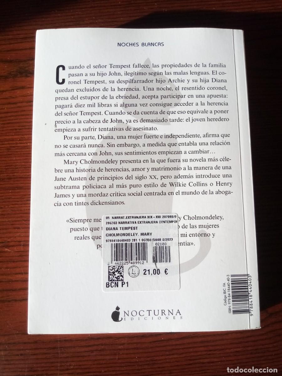 Libros: &rdquo;Diana Tempest&rdquo;, Mary Cholmondeley - Foto 2