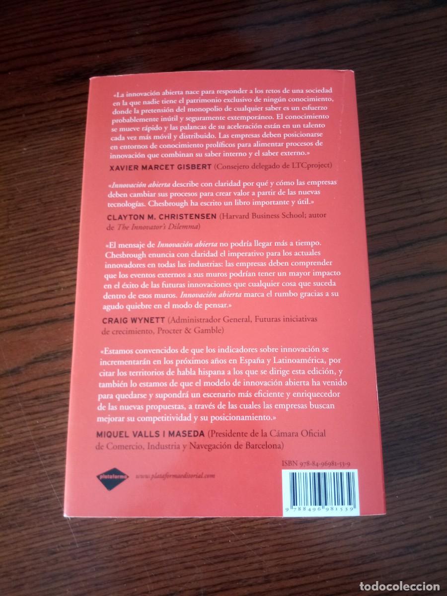 Libros: &rdquo;Innovaci&oacute;n abierta&rdquo;, Henry W. Chesbrough - Foto 2